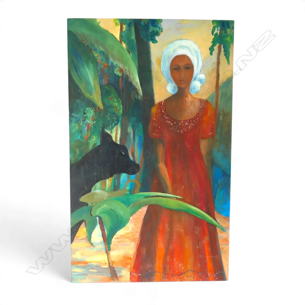 R. S CLARKE, ANTOINETTE IN MALAYSIA 1998, OIL ON CANVAS, 1000 X 600MM Image 1++