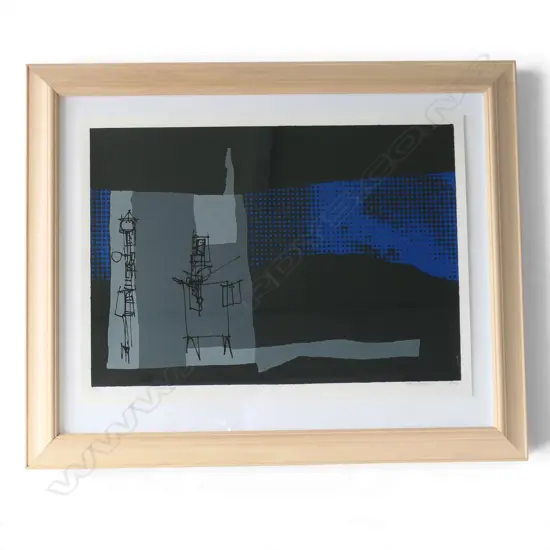 Ted Dutch (1928-2008) - Horsemen. Handmade Silkscreen 33/36. 1972 Large Work