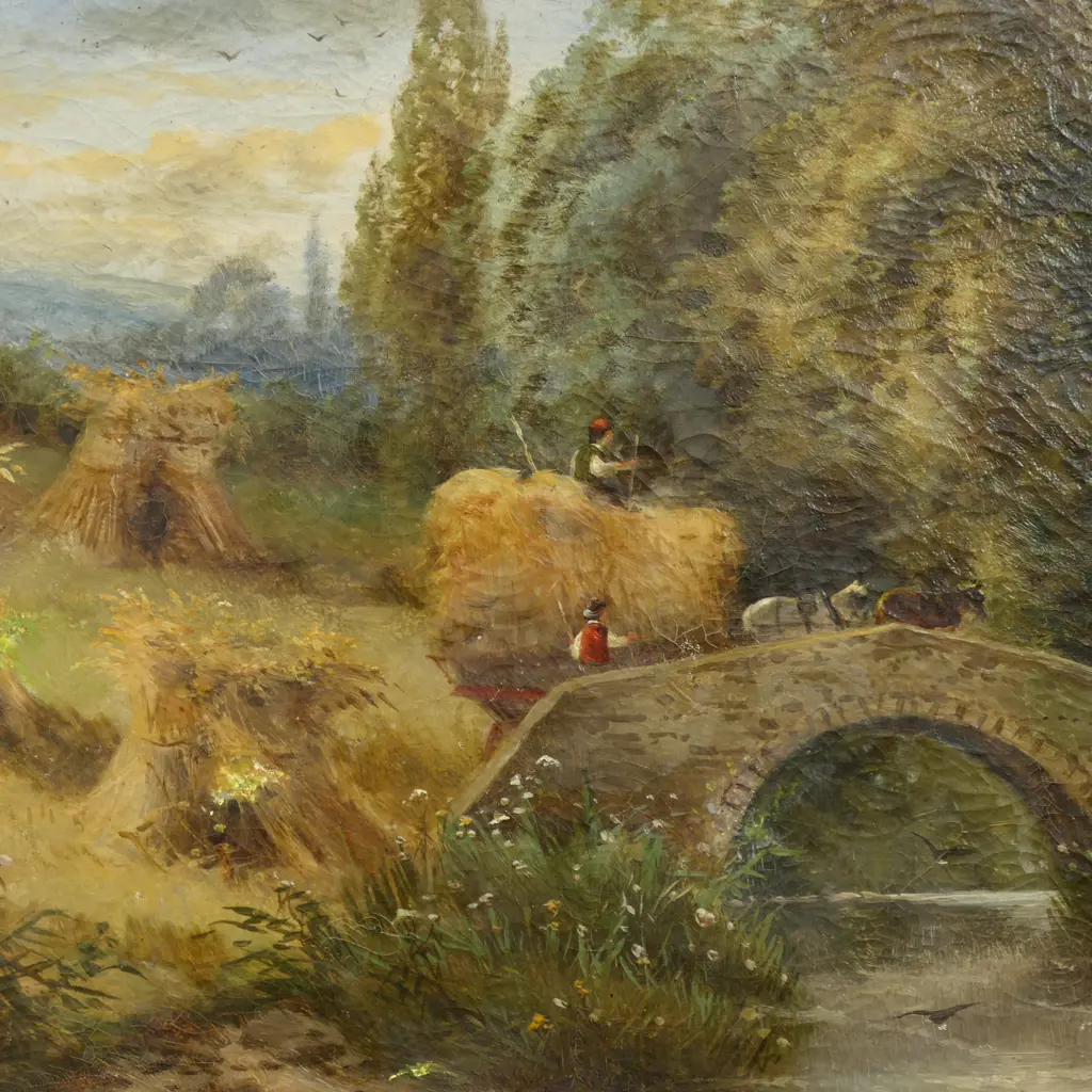 SYDNEY CLIFFORD, EUROPEAN COUNTRY SCENE, OIL ON CANVAS, 750x620mm Image 1++