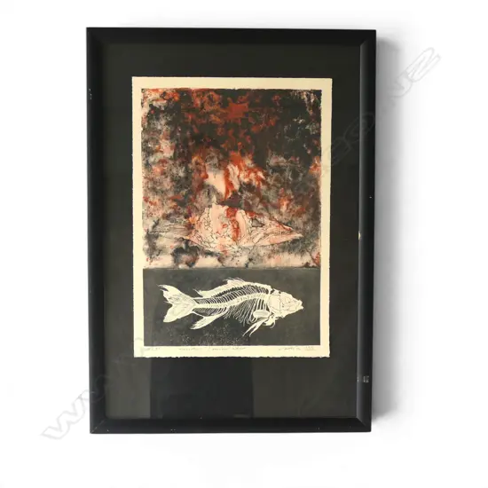 BARRY CLEAVIN, HOLOCAUST / HOLLOW CAST, ETCHING 15/25, 530 X 370MM
