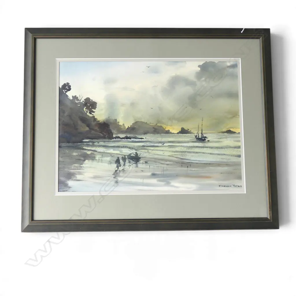 EMERSON PORTER, MATAURI BAY NORTHLAND, WC 360x495mm  Image 1++