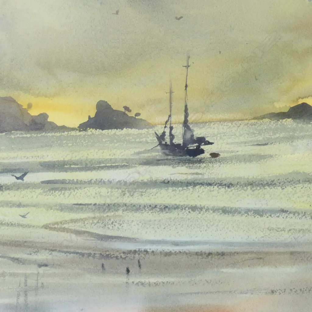 EMERSON PORTER, MATAURI BAY NORTHLAND, WC 360x495mm  Image 1++