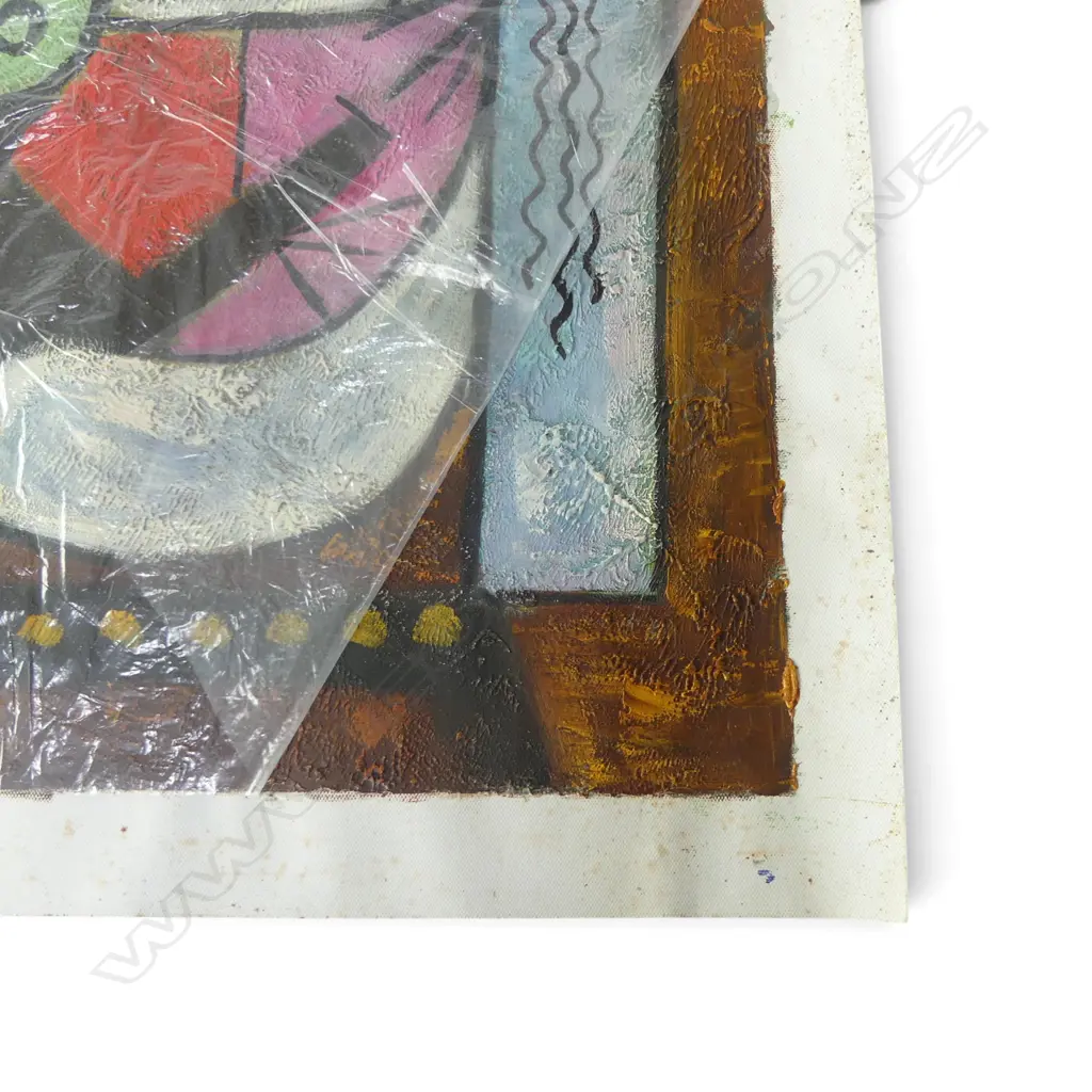 AFTER PABLO PICASSO. OIL PAINTING WOMAN WRITING. 610 X 515mm Image 1++