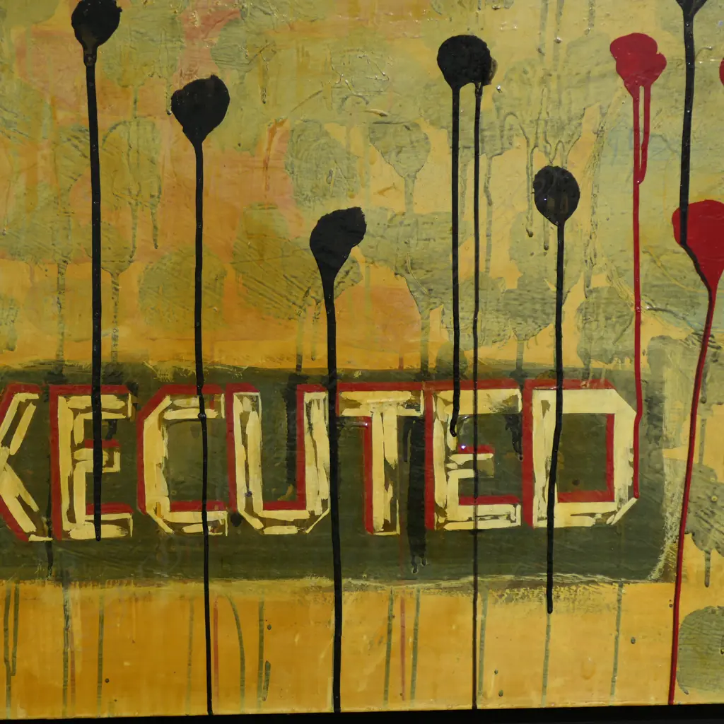 ARTIST UNKNOWN ACYRLIC ON BOARD 940 X 620 MM Image 1++