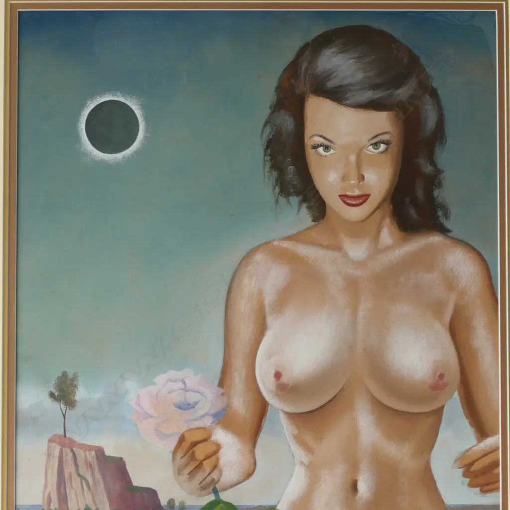Peter A. Read (1923-81), 'The Entrapment of Man', acrylic on paper, signed and dated 1960. 615x440mm Image 1++