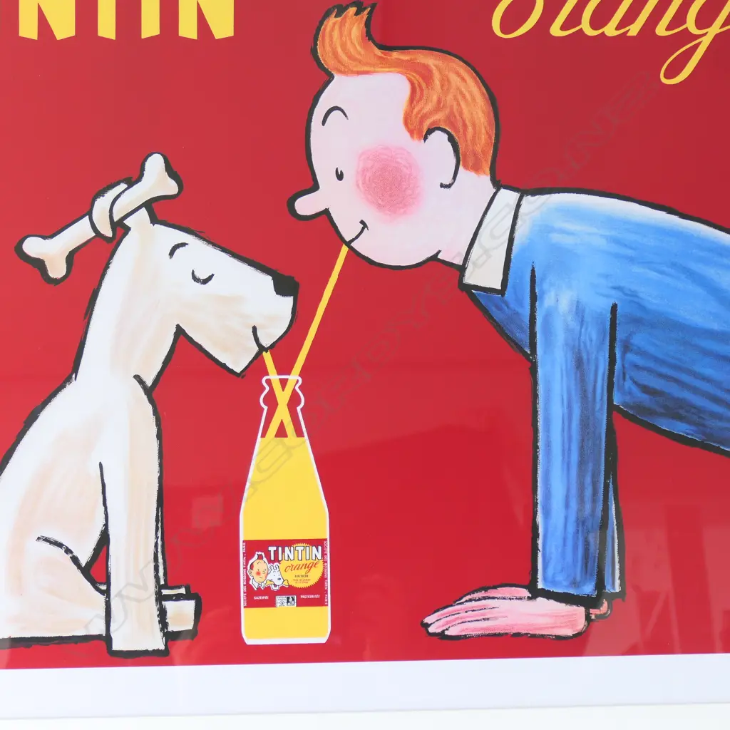 TINTIN ORANGE POSTER PRINT 590x790mm Image 1++