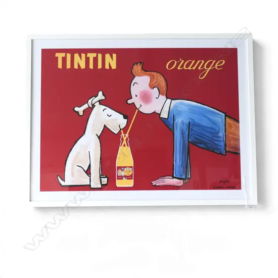 TINTIN ORANGE POSTER PRINT 590x790mm