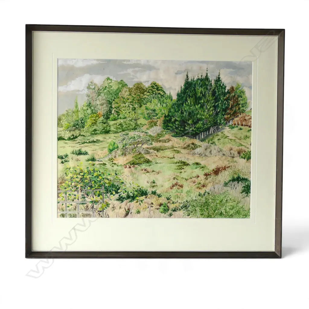 JOAN THOMAS, ABBOT'S WAY 1966, WATERCOLOUR, SIGNED, 460 X 570MM Image 1++