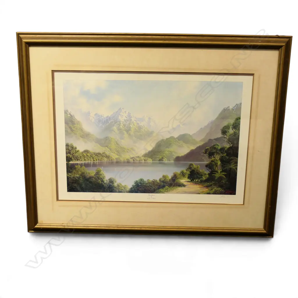 TIM WILSON 'MANAPOURI' PRINT 18/600 415x610mm Image 1++