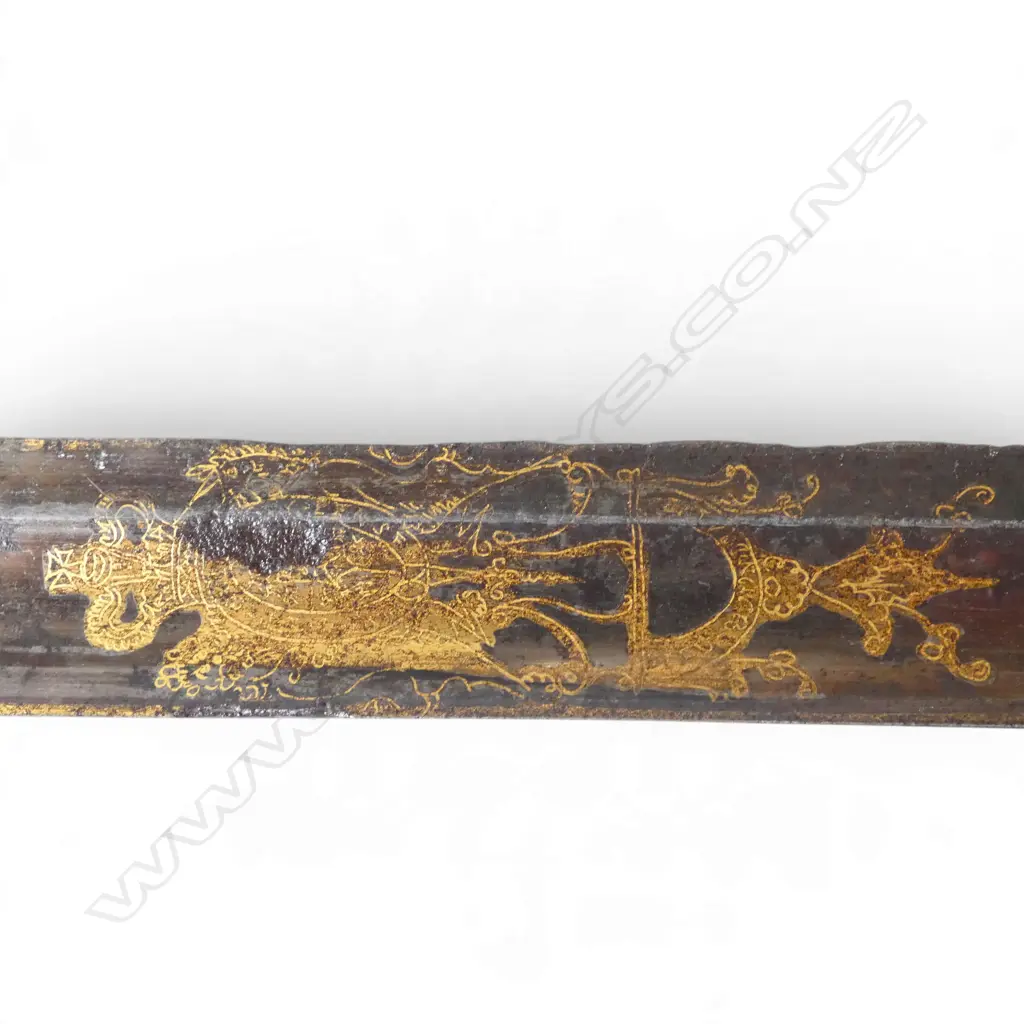 ENGLISH 1796 PATTERN INFANTRY OFFICERS SWORD & SCABBARD L.1000mm Image 1++