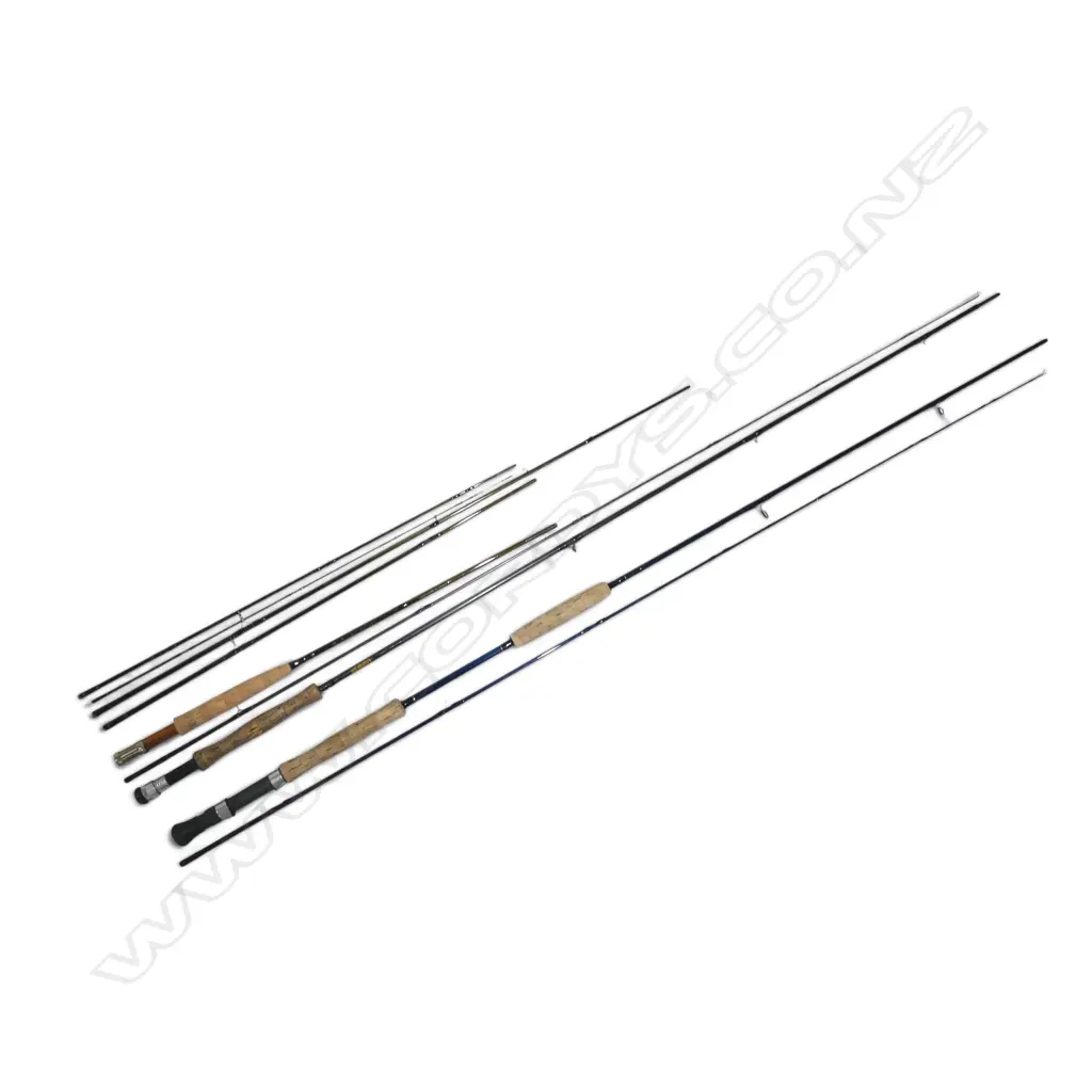 3 BAGED FLY FISHING RODDS L1400 LONGEST Image 1++