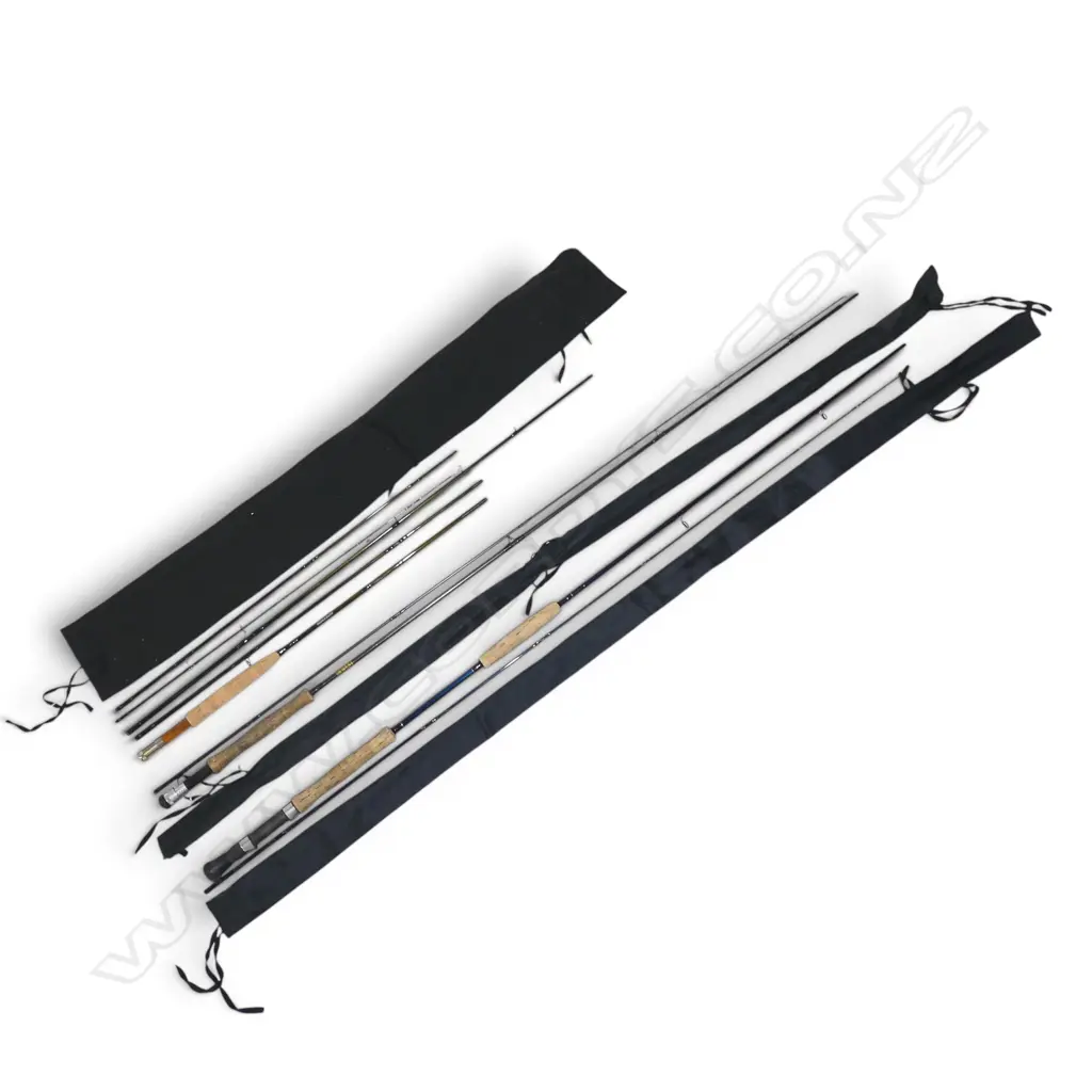 3 BAGED FLY FISHING RODDS L1400 LONGEST Image 1++