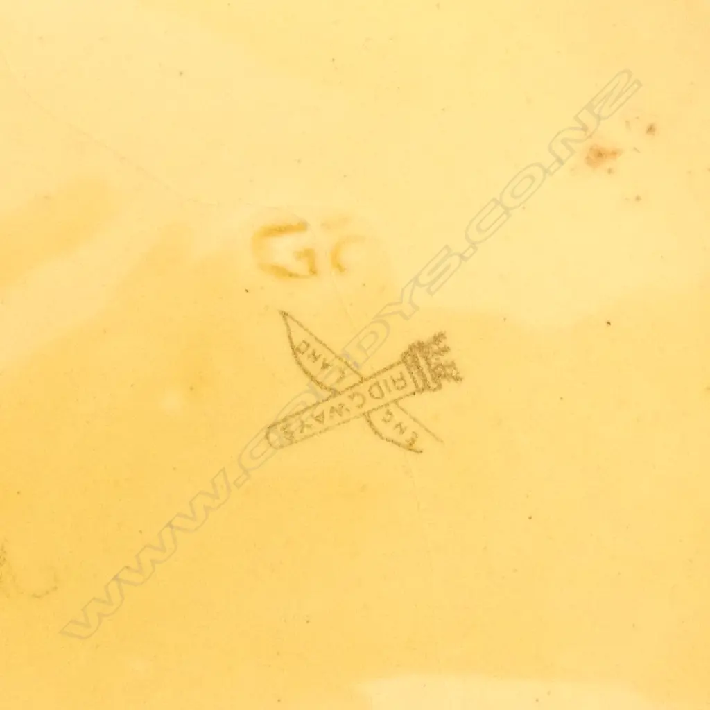 2 ANTIQUE RIDGWAYS PLATES ‘MAORI CHURCH OHINEMUTU LAKE ROTORUA’ & ‘GRAFTON BRIDGE’, Dia.248mm Dia.175mm  Image 1++