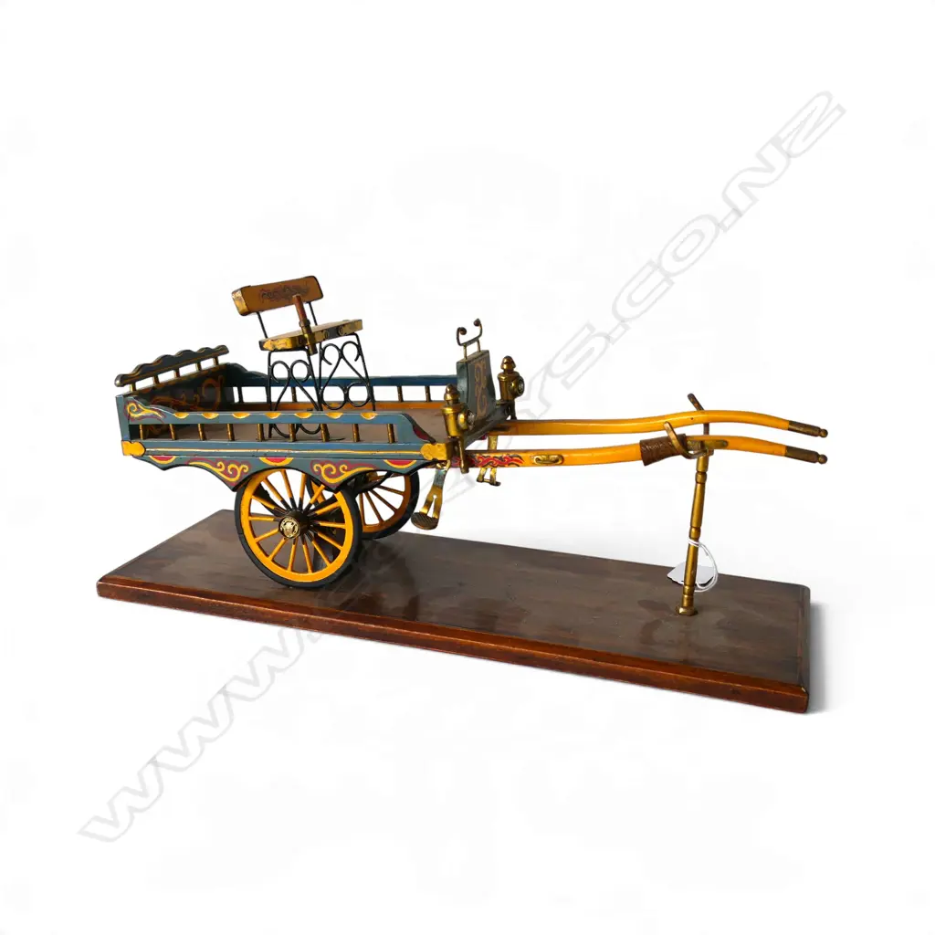 MODEL HORSE CART L.400mm Image 1++