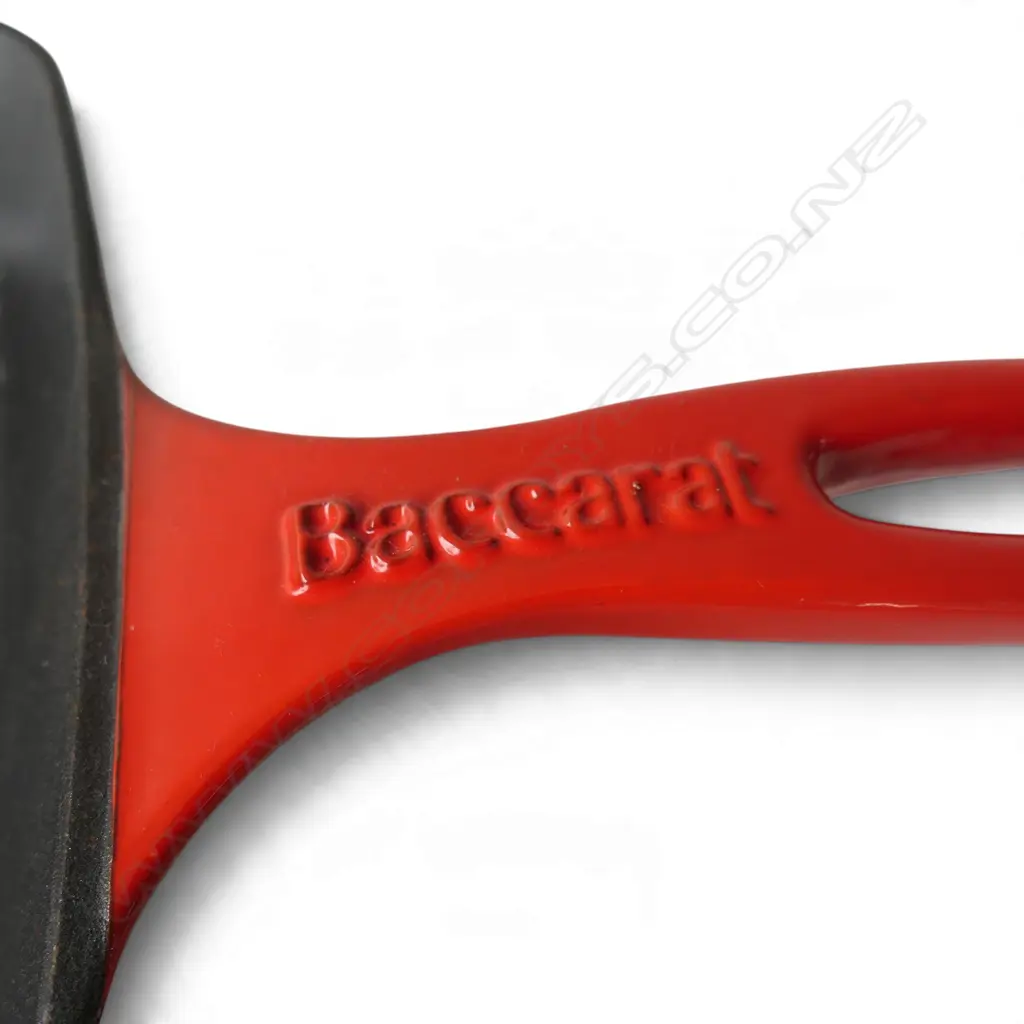 BACCARAT CAST IRON GRILL PAN IN RED, L.440mm Image 1++