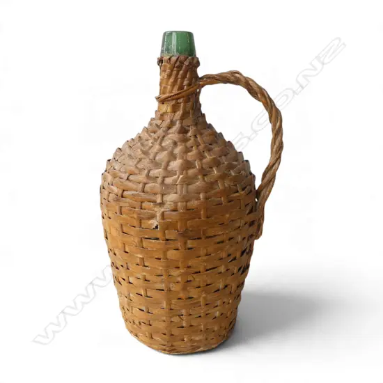 BOTTLE w. CANED COVER H.375mm