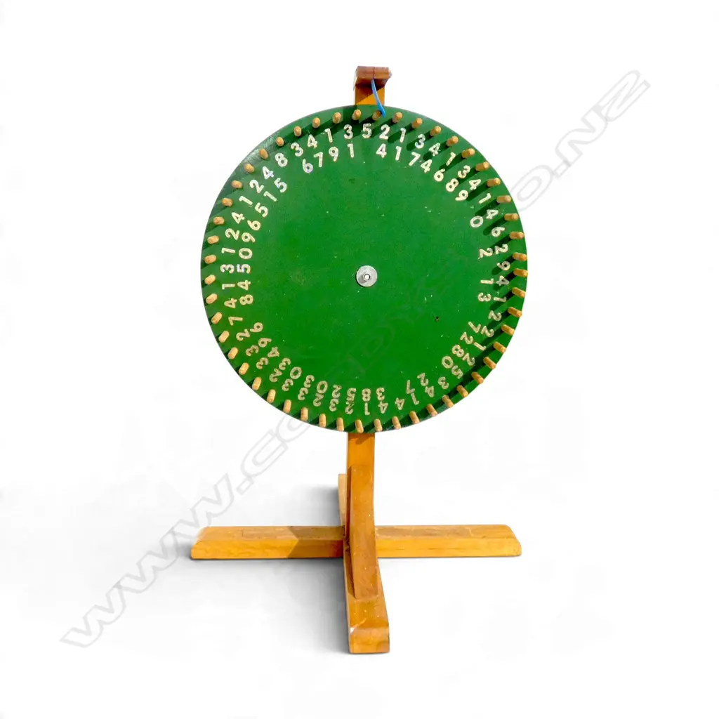 RAFFLE WHEEL H.780mm + BOX OF NUMBER PADDLES Image 1++