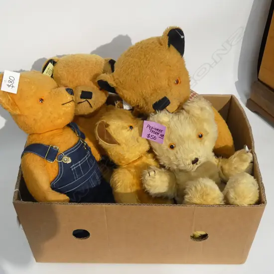 5 TEDDY BEARS 