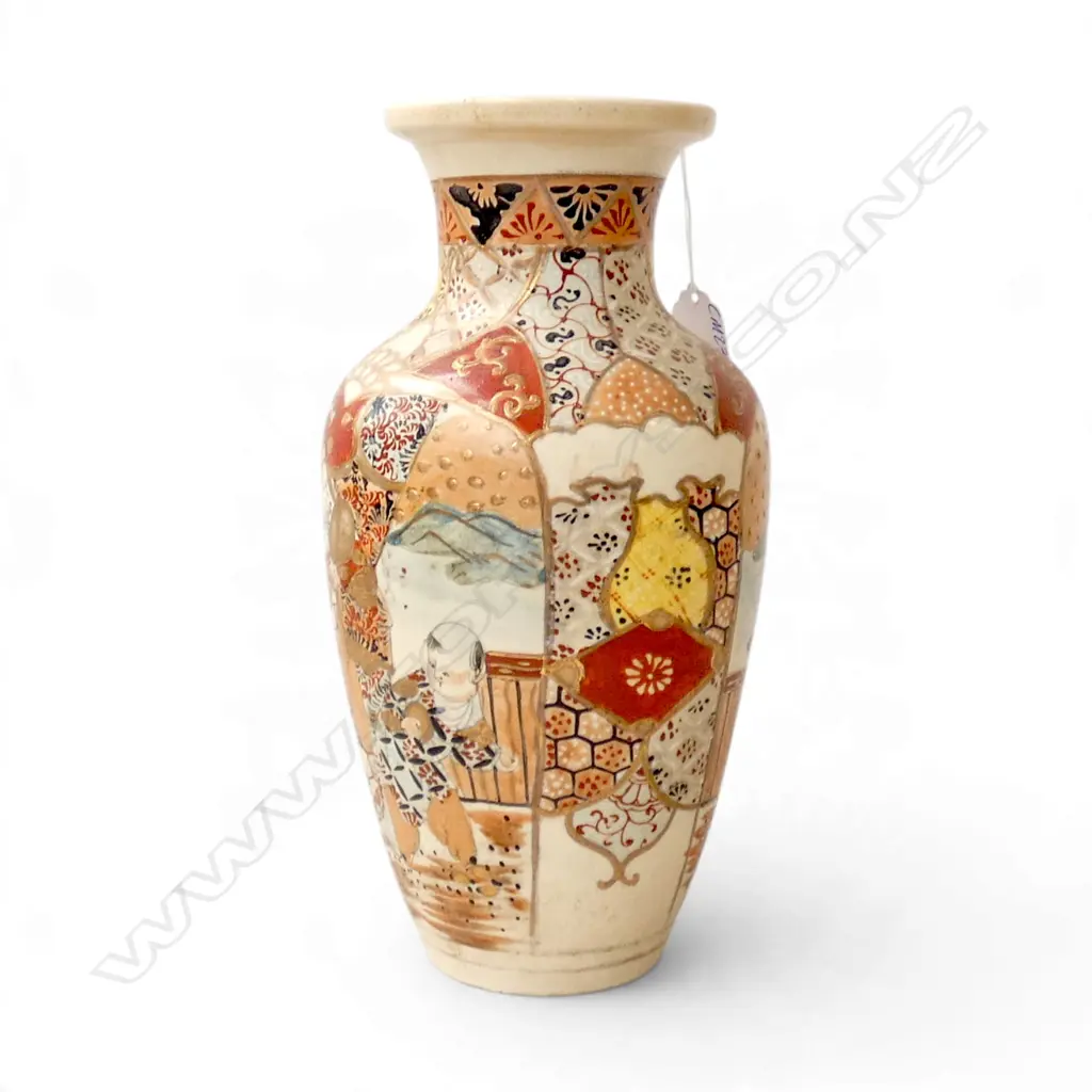 JAPANESE SATSUMA VASE H.250mm Image 1++