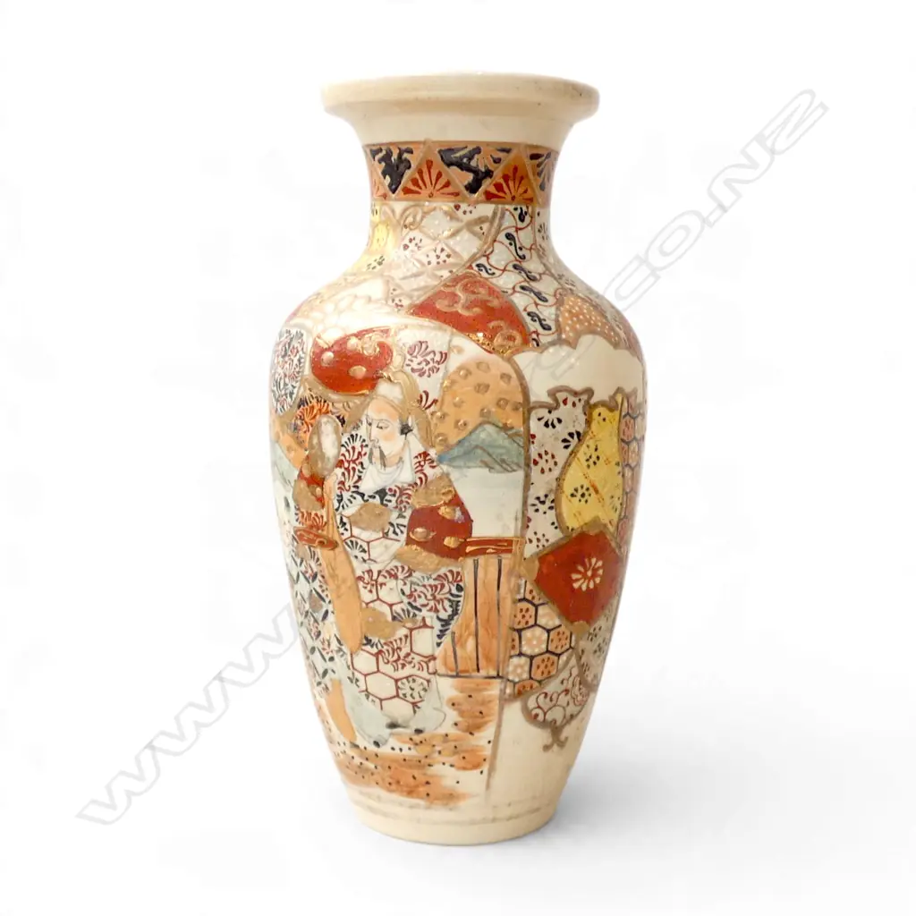 JAPANESE SATSUMA VASE H.250mm Image 1++