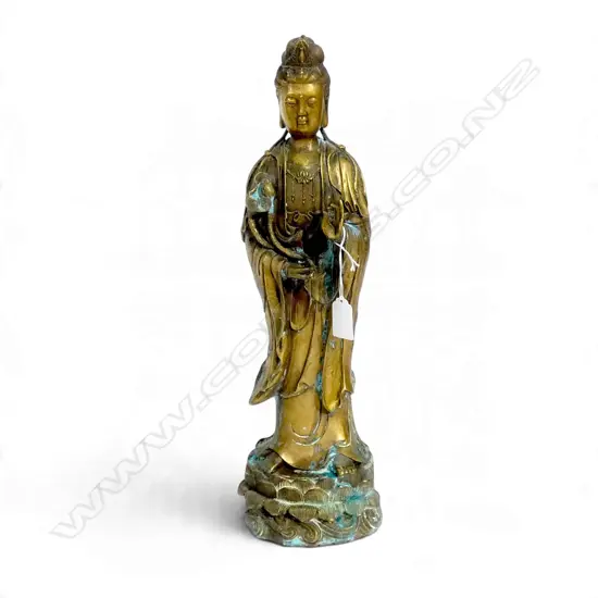 ORIENTAL BRONZE GUANYIN H.440mm WEIGHTED