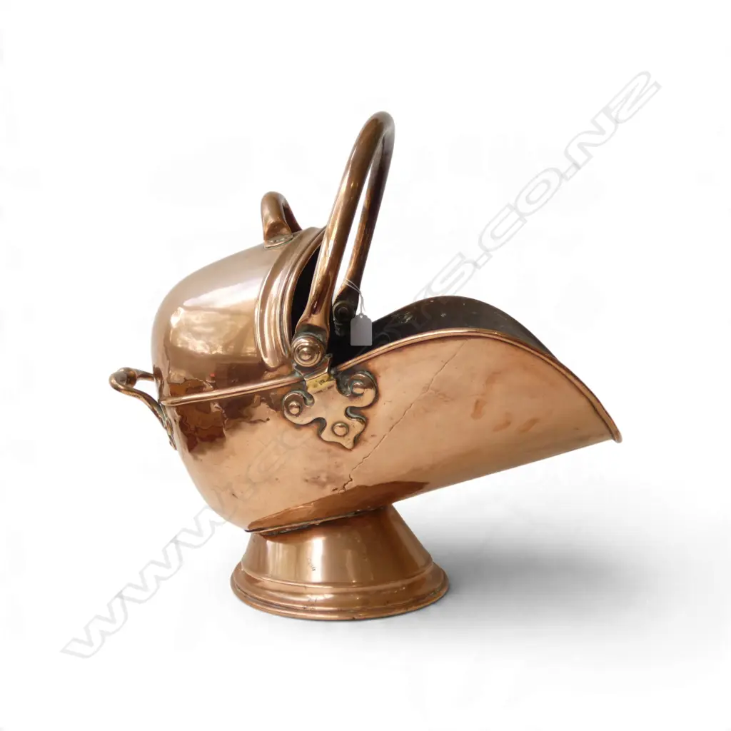 COPPER COAL SCUTTLE H.470mm Image 1++