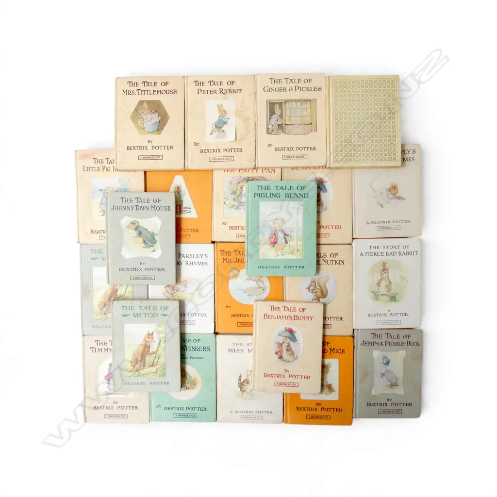 22 ASSORTED VINTAGE BEATRIX POTTER BOOKS PLUS ANTHOLOGY OF LOVE Image 1++