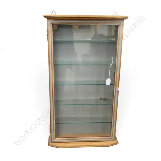 WALL MOUNTED DISPLAY CABINET 410x125x710mm
