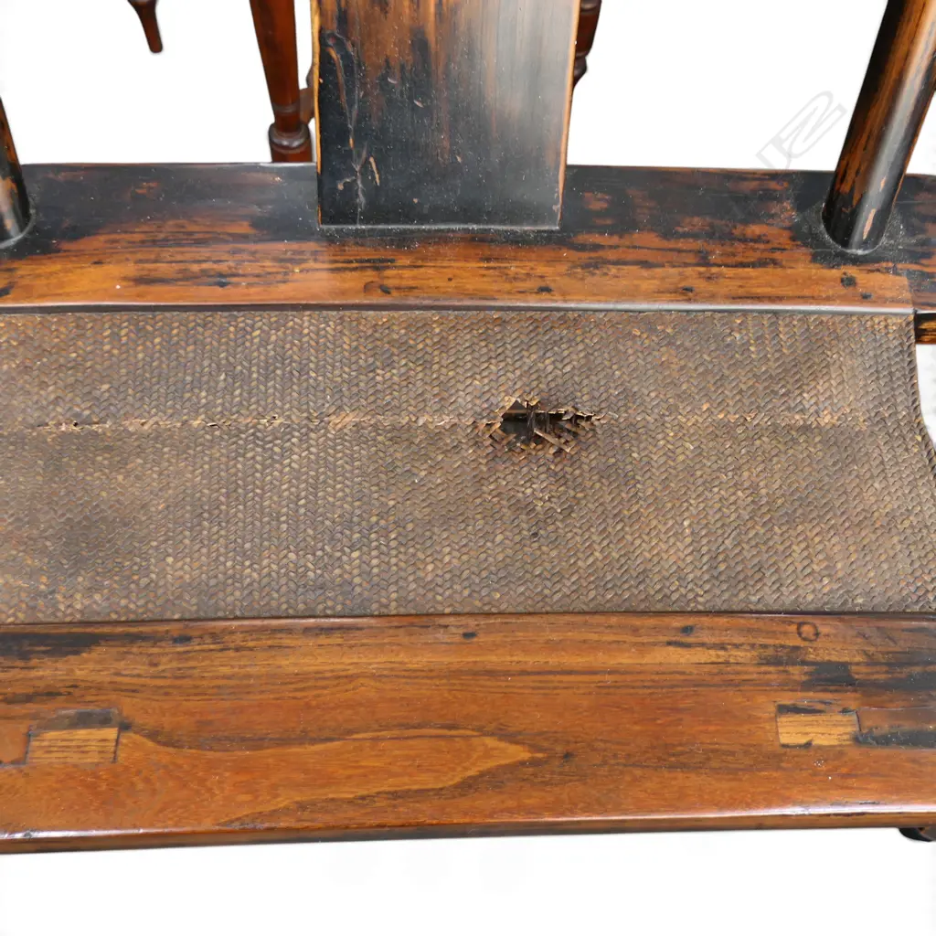 PR ORIENTAL FOLDING CHAIRS - FAULT TO WOVEN SEAT Image 1++