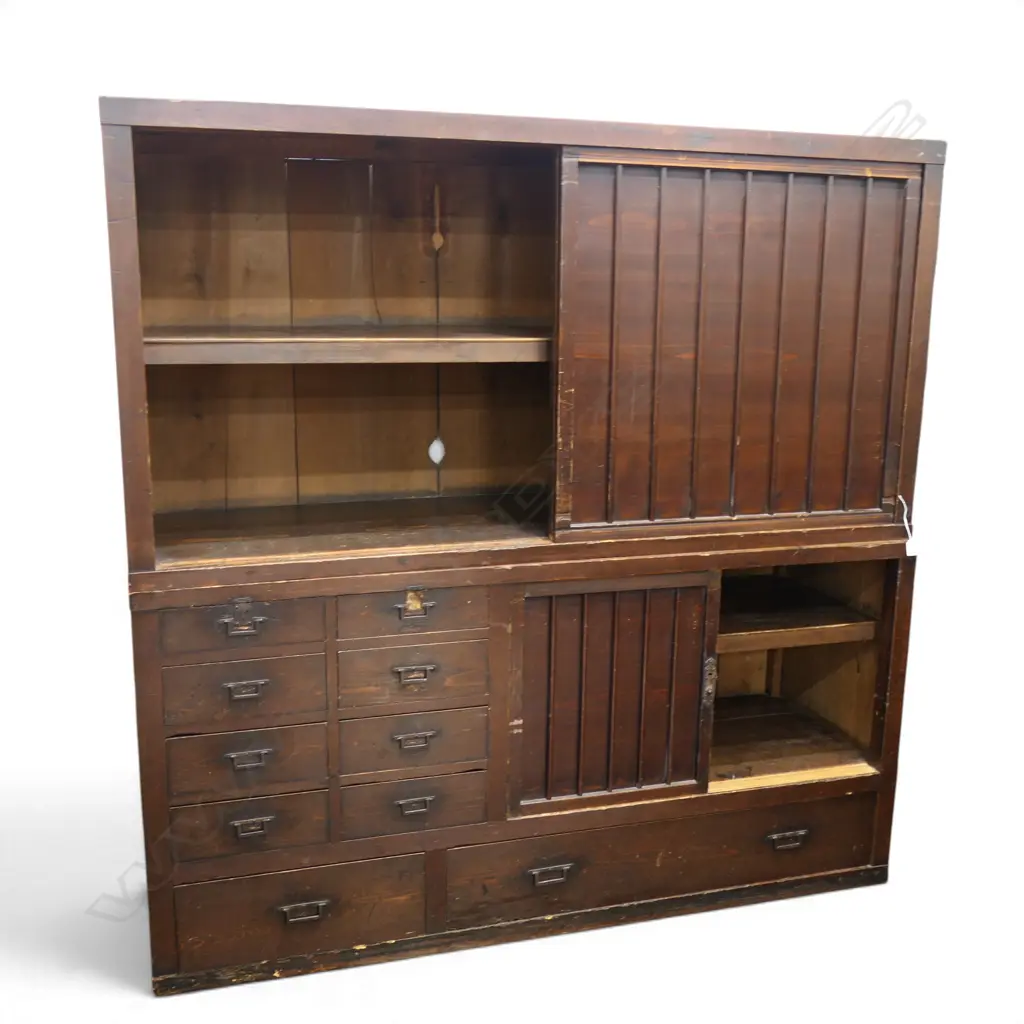 LG ANTIQUE JAPANESE CLOTHES CABINET 1750x580x755mm Image 1++