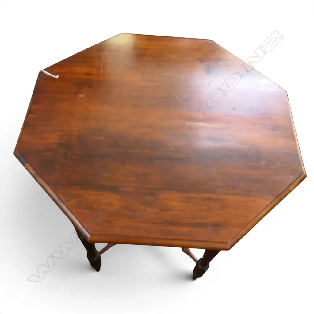 ANTIQUE OCTAGONAL SIDE TABLE H.760mm, 670mm dia Image 1++