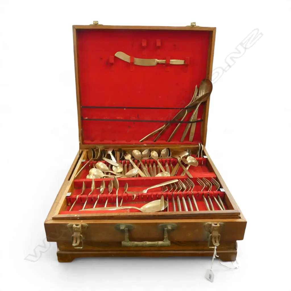 THAI NICKEL BRONZE CUTLERY CANTEEN Image 1++