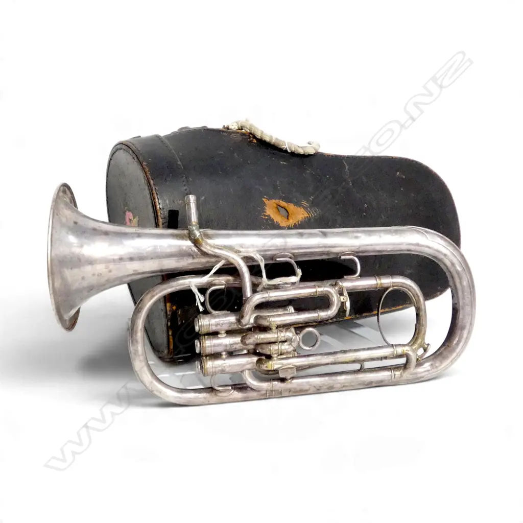 VINTAGE IMPERIAL CLASS A TUBA in case Image 1++