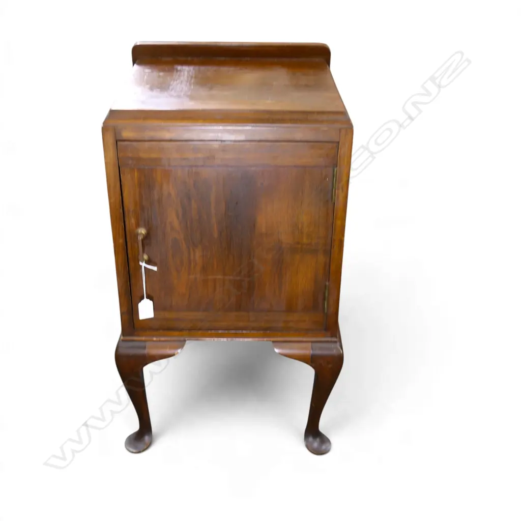 MAHOGANY BEDSIDE CABINET 420x375x730mm Image 1++