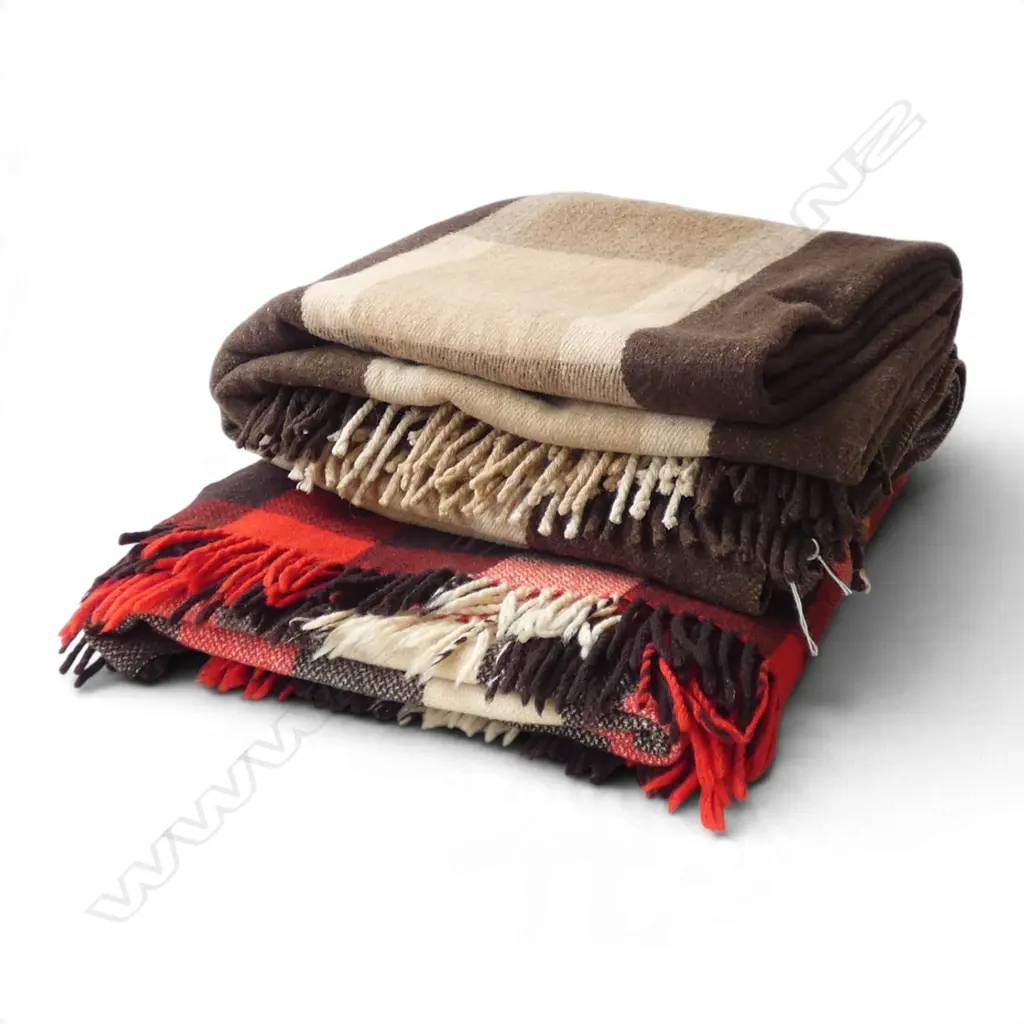 2 N.Z. WOOL BLANKETS  Image 1++