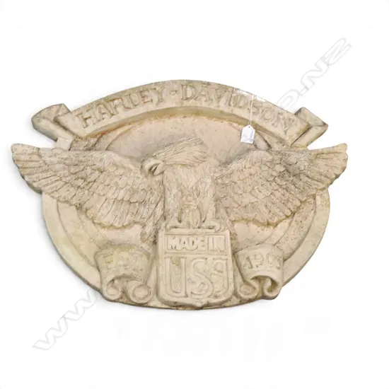CONCRETE PLAQUE 'HARLEY - DAVIDSON' 450x640mm