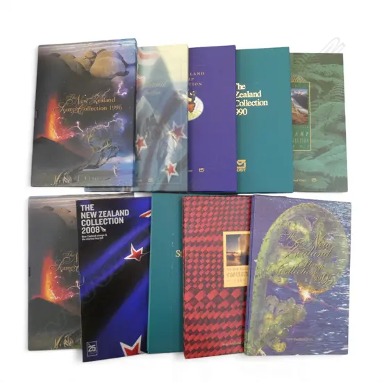 10 NZ STAMP ALBUMS