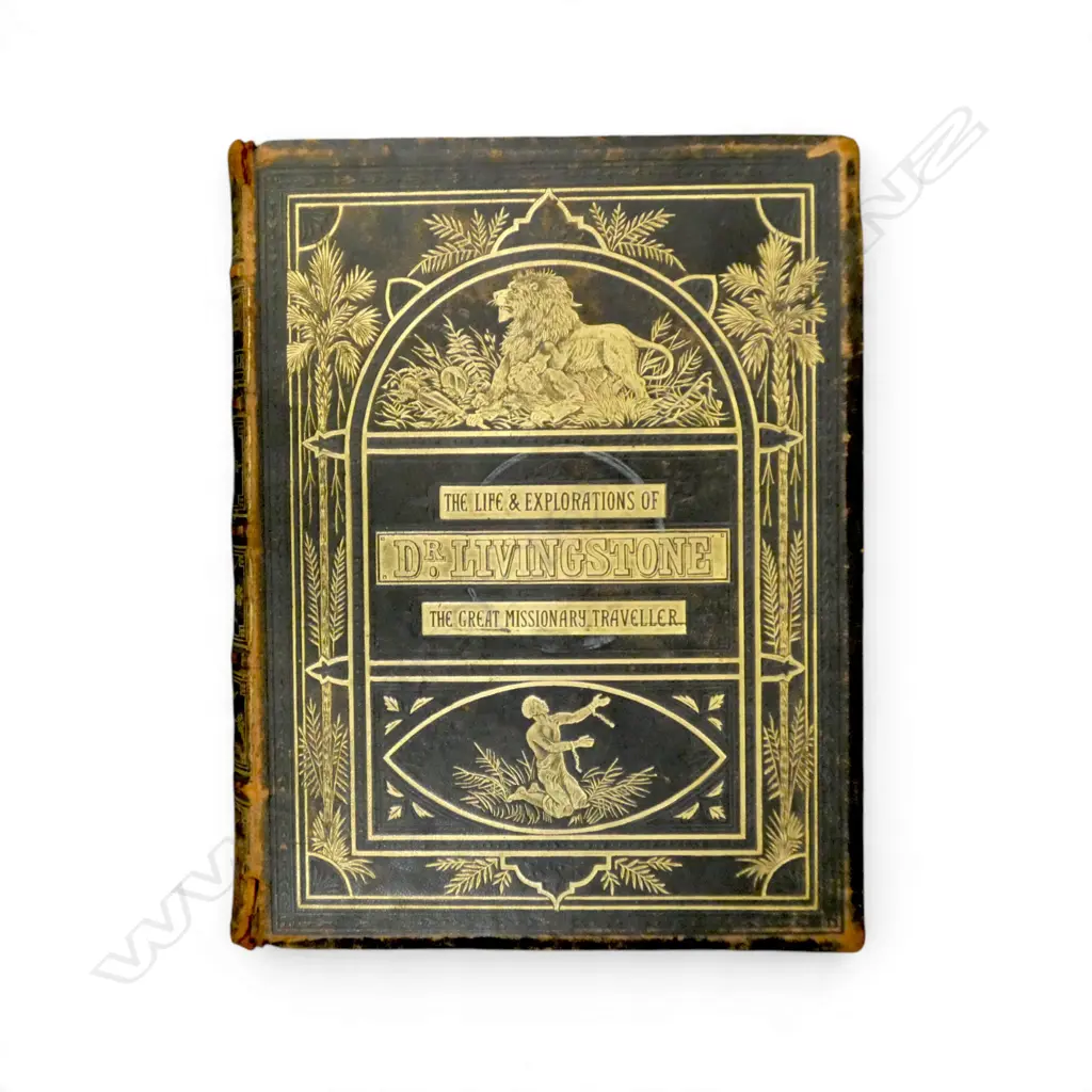 ANTIQUE BOOK 'THE LIFE & EXPLORATIONS OF DR LIVINGSTONE THE GREAT MISSIONARY TRAVELLER' C1870 Image 1++