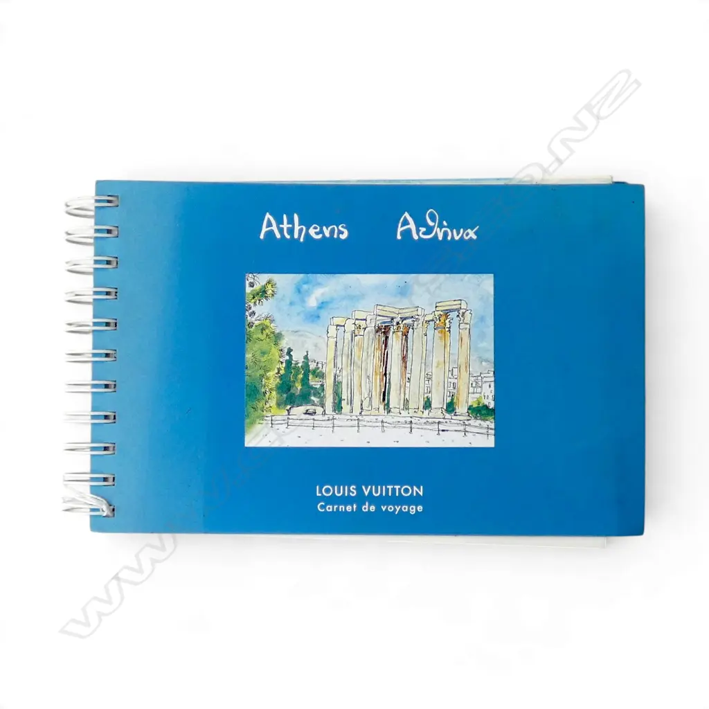 LOUIS VUITTON CARNET DE VOYAGE TRAVEL/SKETCH BOOK ATHENS 2004 & LV 150th ANNIVERSARY, 225mm x 140mm Image 1++
