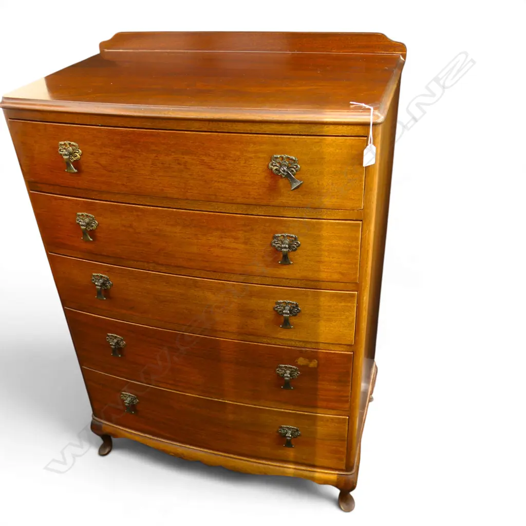 MAHOGANY TALLBOY 770x470x1120mm Image 1++