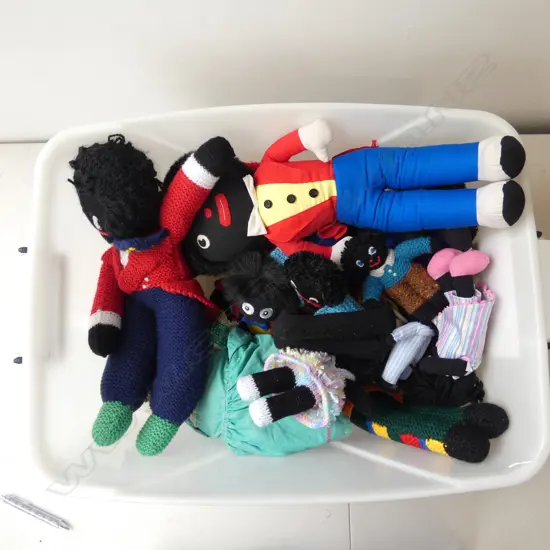 KNITTED GOLLIWOG DOLLS