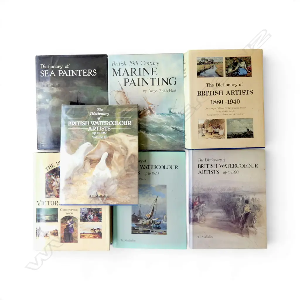 7 ANTIQUE COLLECTORS CLUB BRITISH ARTIST REFERENCE BOOKS Image 1++