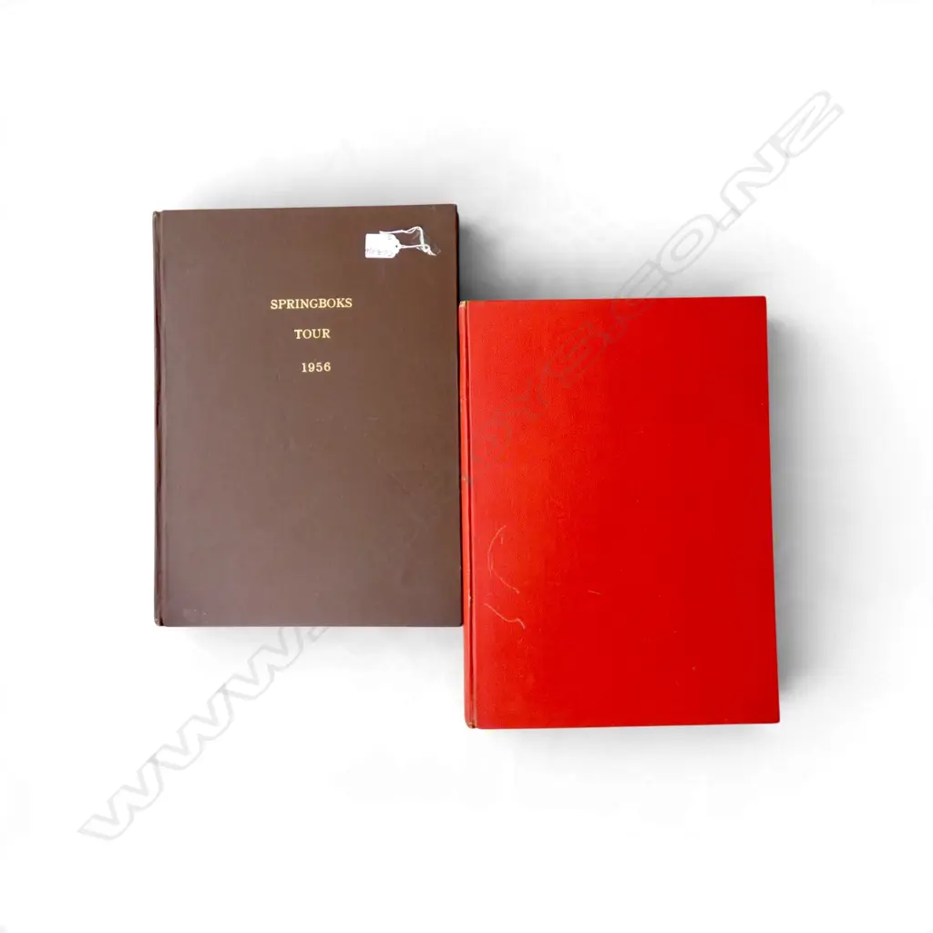 BOUND VOLUME SPRINGBOKS TOUR 1956 & BOUND VOLUME 1953 ROYAL TOUR OF NZ Image 1++