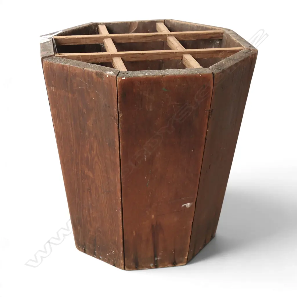 VINTAGE WOODEN UMBRELLA STAND H.330mm Image 1++