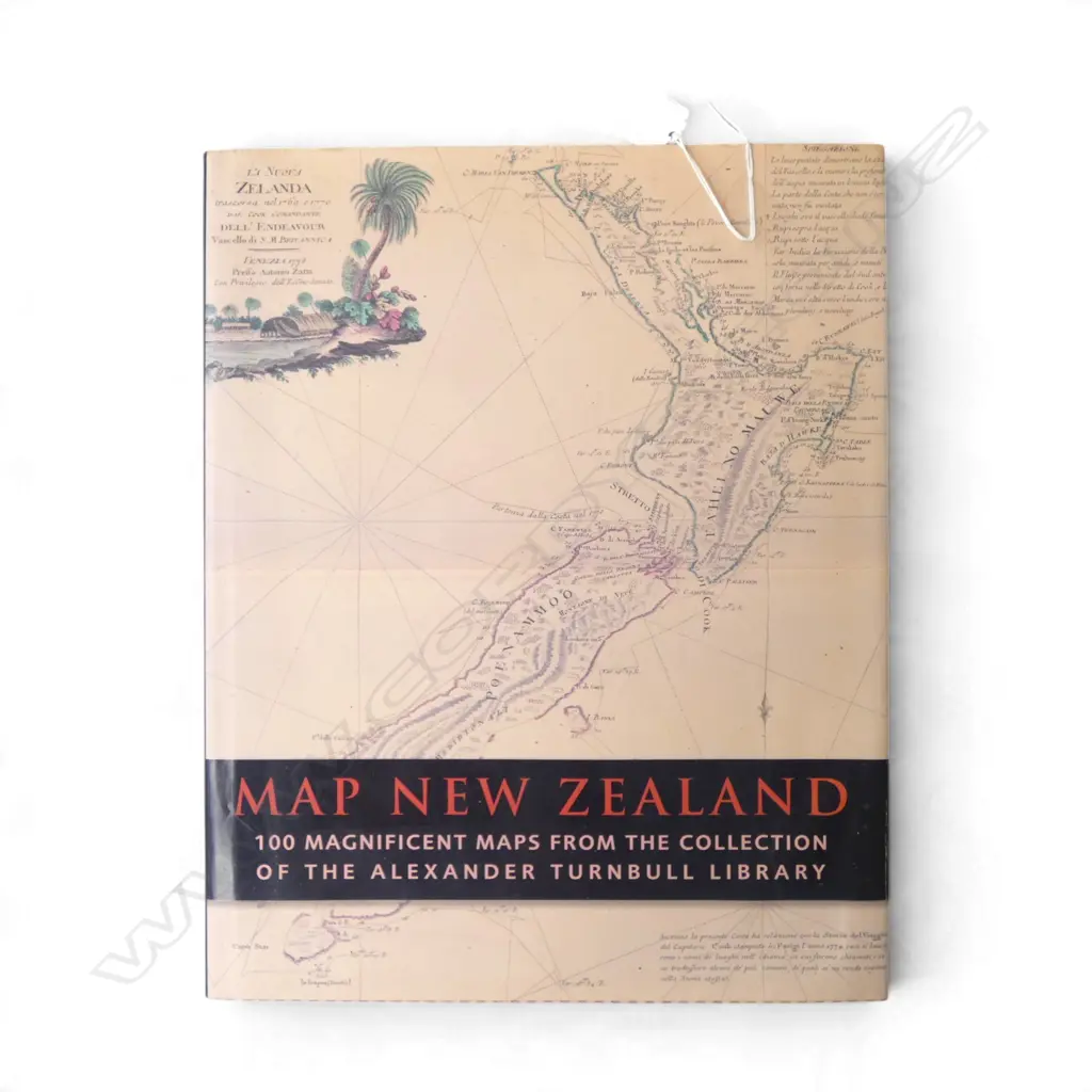 MAP NZ 100 MAPS from ALEXANDER TURNBULL LIBRARY DJ. Ex.Cond. Image 1++