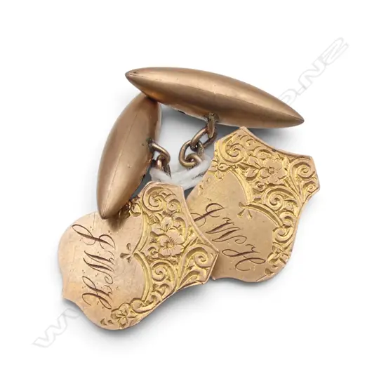PR 9CT CUFFLINKS 5.2gms
