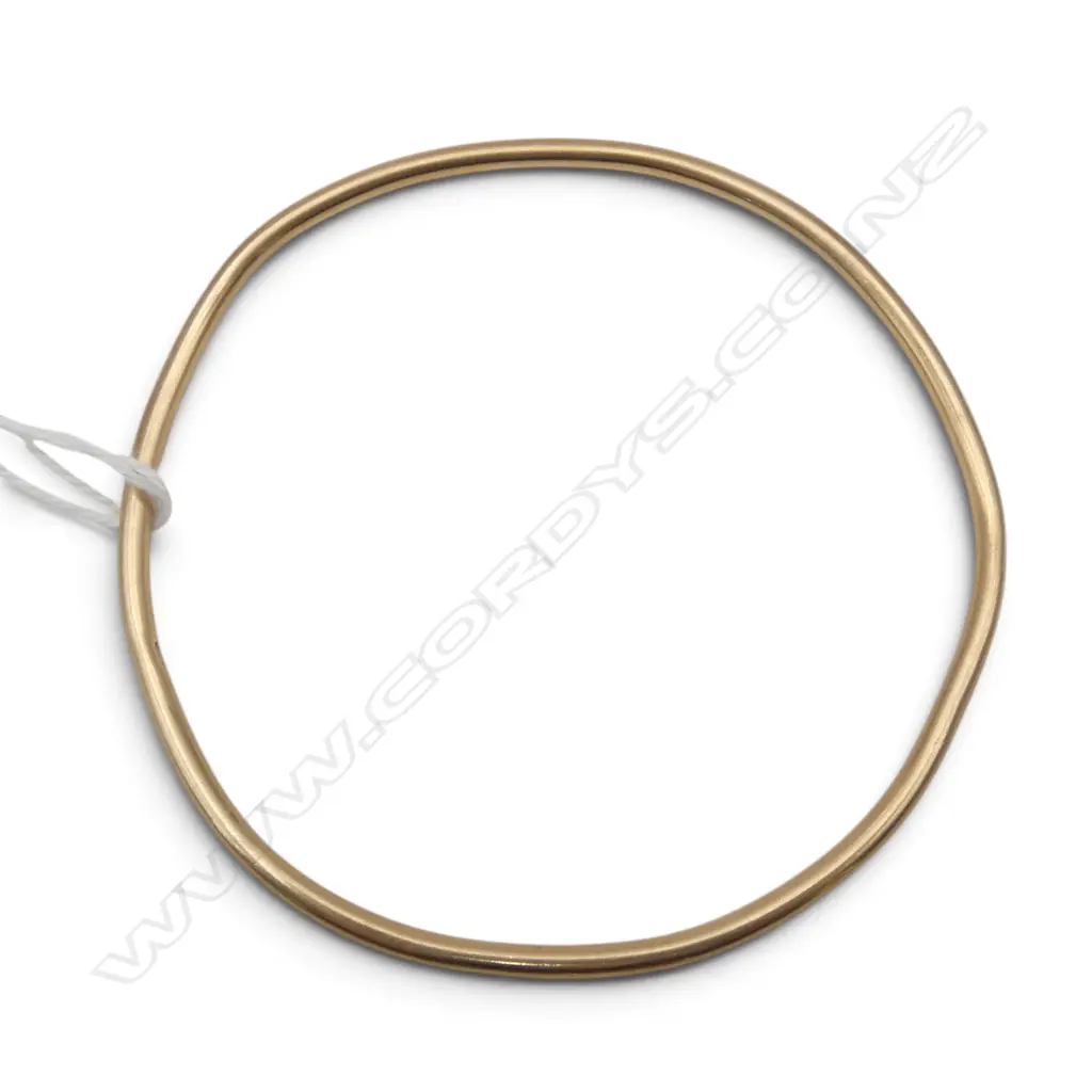 9ct GOLD BANGLE, 4.3gm, FAULTED Image 1++