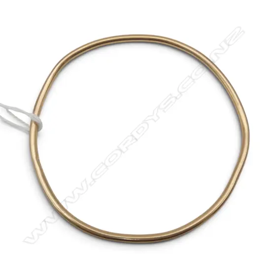 9ct GOLD BANGLE, 4.3gm, FAULTED