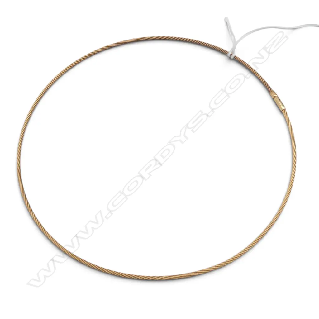 18ct CABLE WIRE NECKLACE, 8.66gm, L.400mm Image 1++