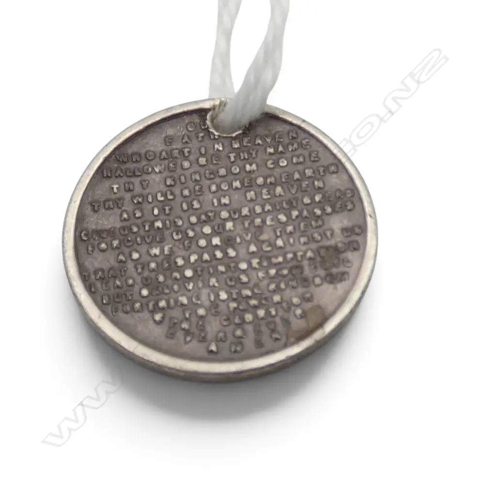 1882 INTERNATIONAL EXHIBITION CHCH SILVER small MEDAL Image 1++
